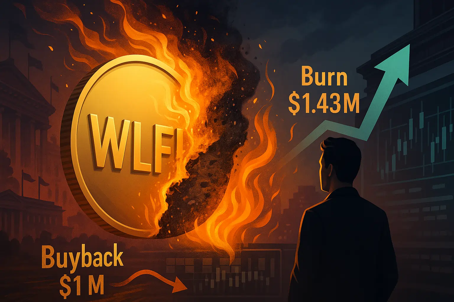 Trump-Linked WLFI Burns $1.43M in Tokens After $1M Buyback