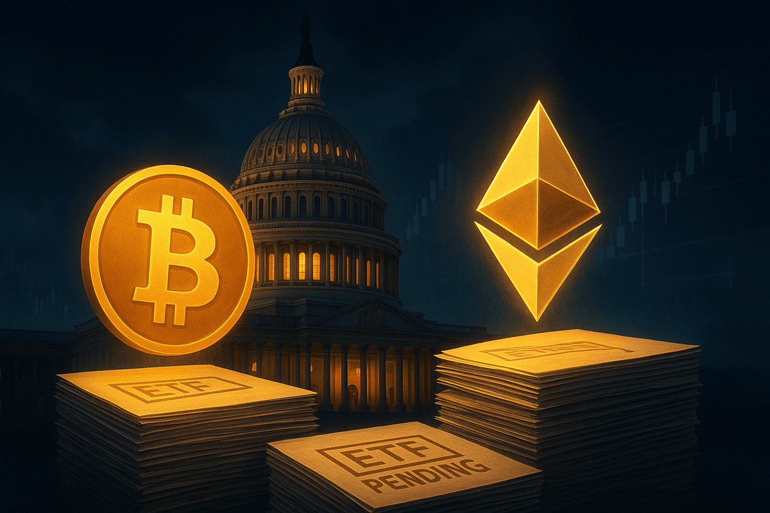 US Government Shutdown Threatens to Delay Key Crypto ETF Approvals