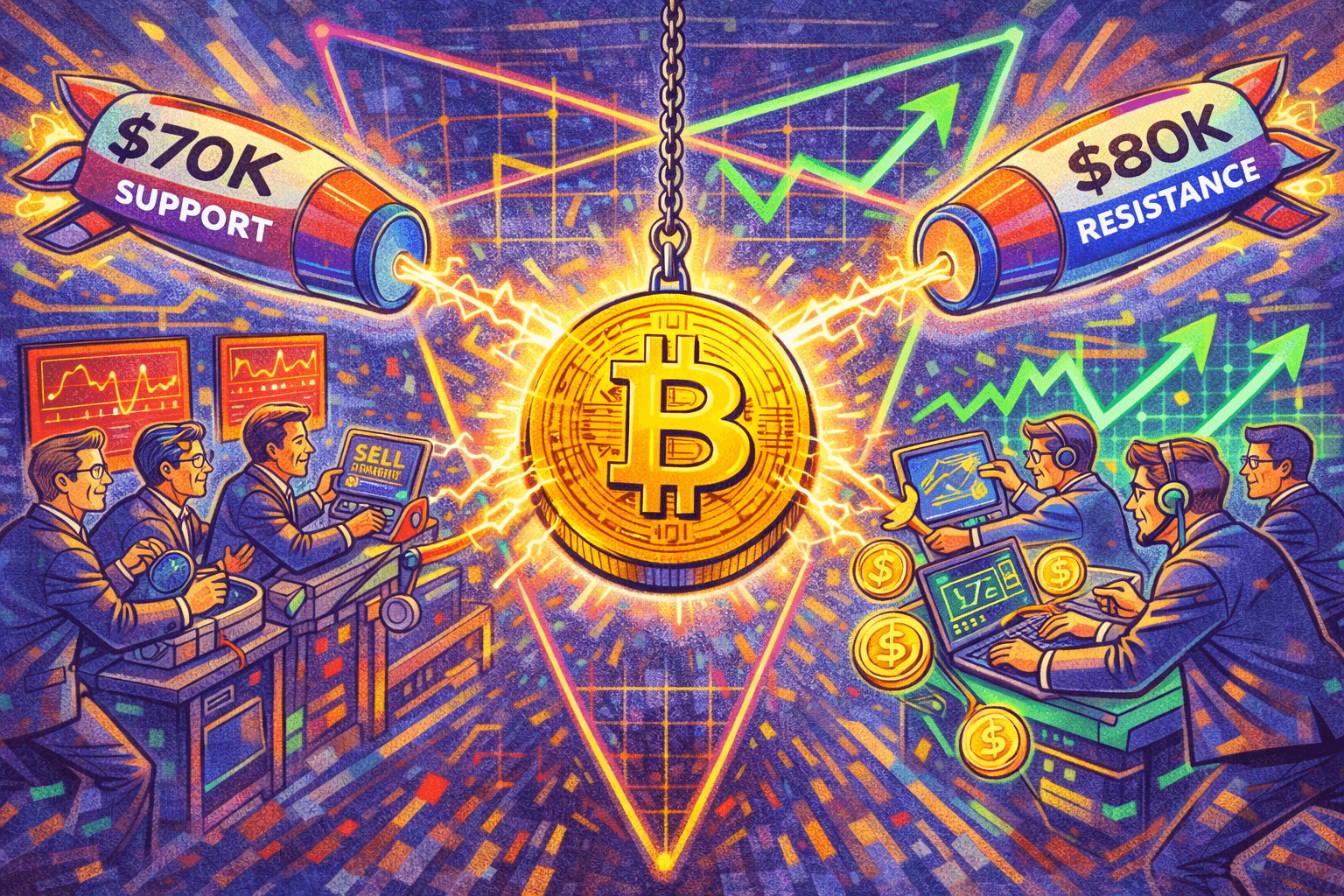 Bitcoin Compression Pattern Could Send BTC Toward $80K