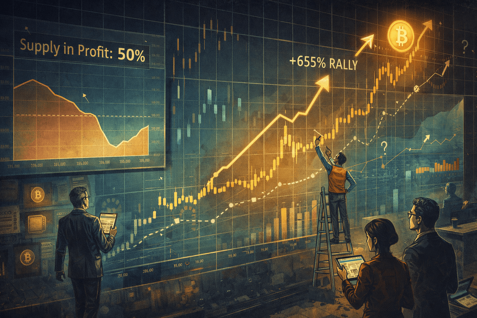 Bitcoin Supply in Profit at 50% Signals Potential Rally