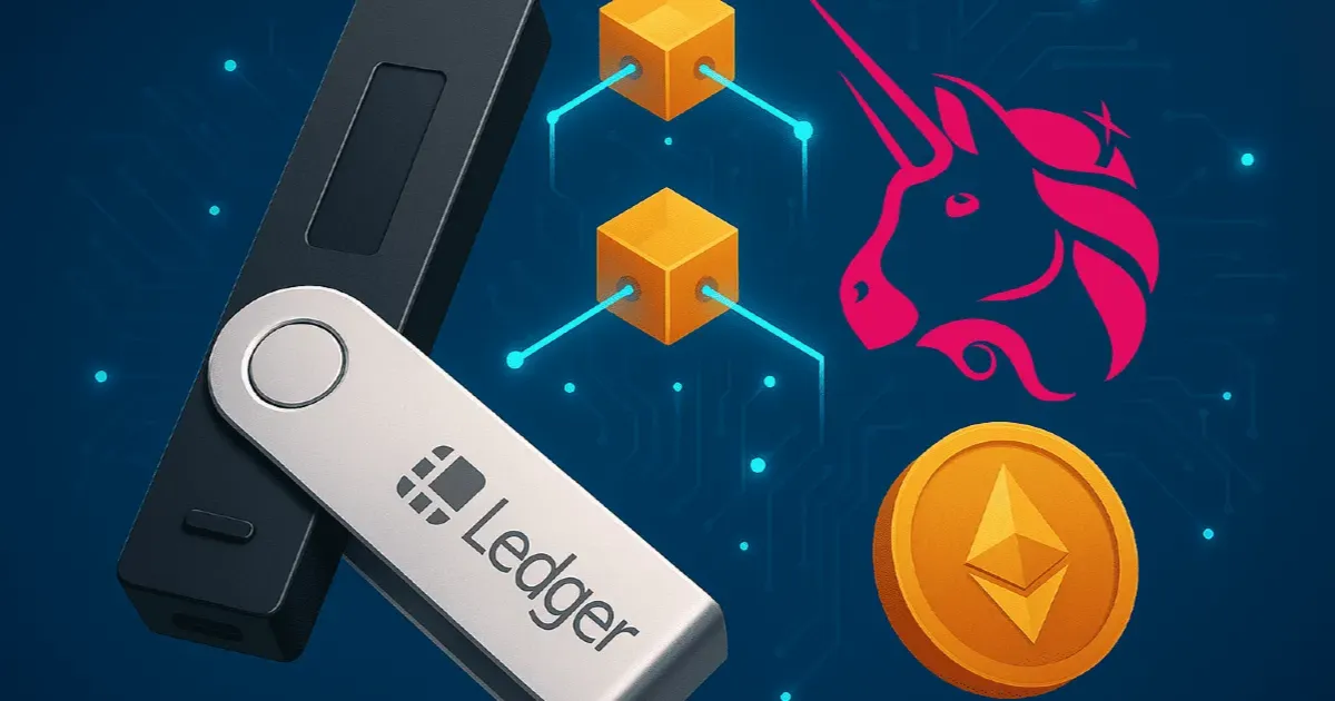 Uniswap and Ledger will change the DeFi together.