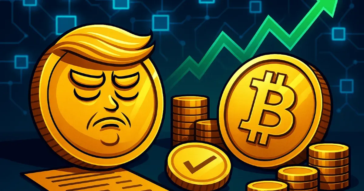 The TRUMP memecoin 'has not pumped' following Eric Trump's claims WLF will buy a large stack