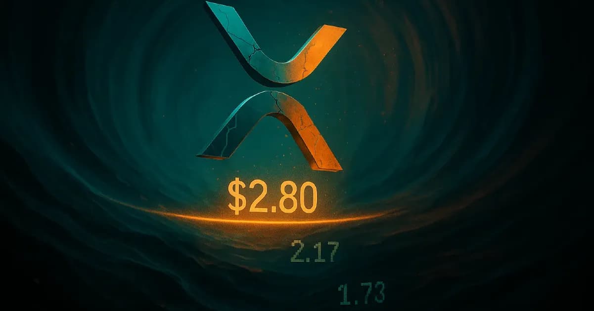 XRP Faces Sharp Slide Risk in September If $2.80 Support Fails