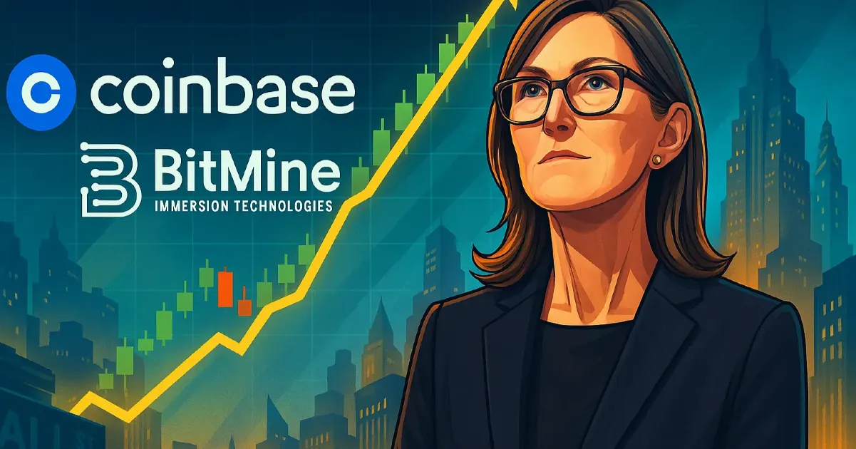 ARK Invest Doubles Down on Coinbase and BitMine Amid Market Pullback